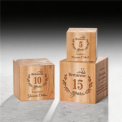 Trofej od drvenih blokova